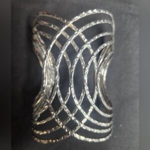 Elegant Silver Cuff Bracelet